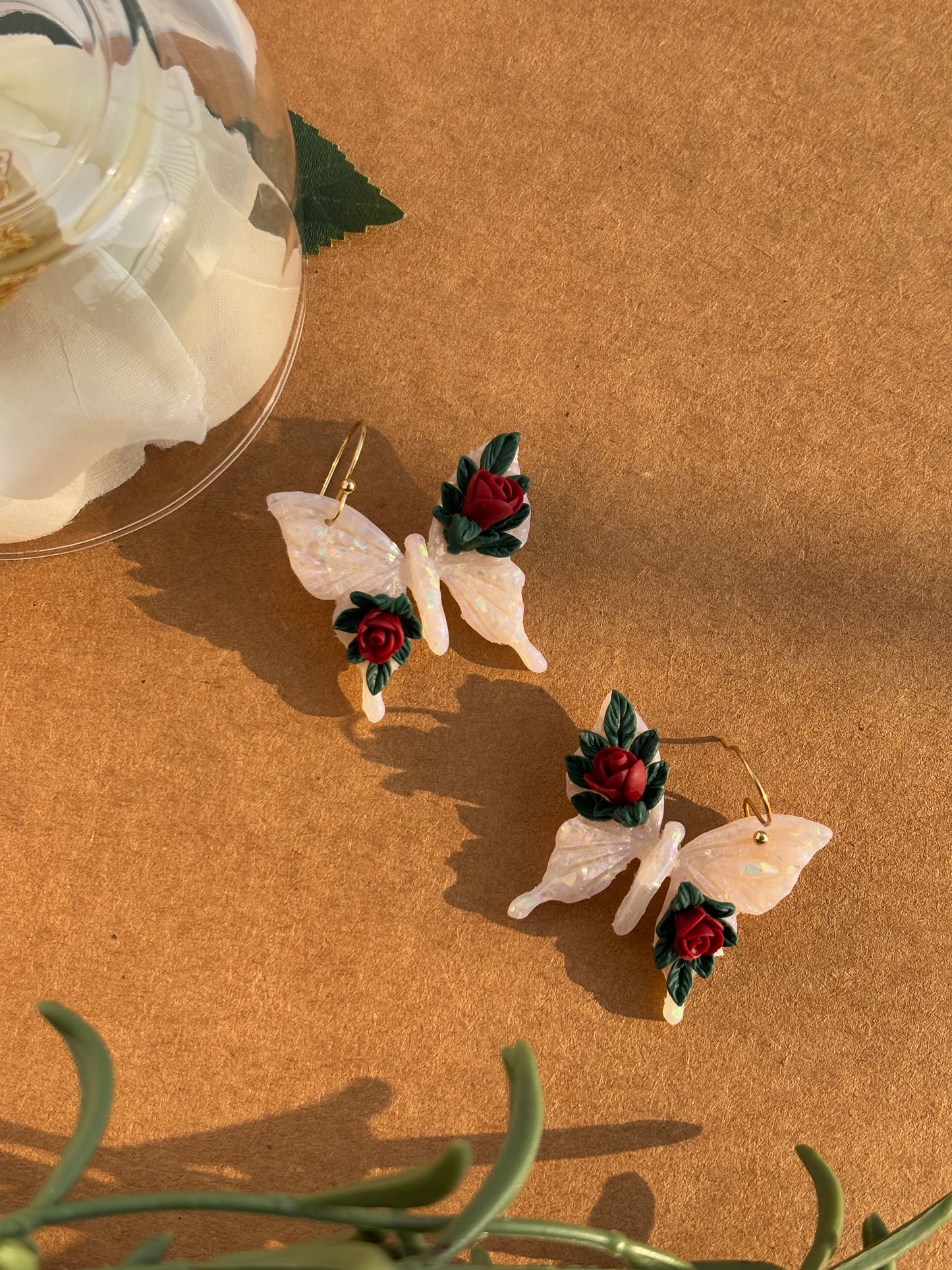 Opal Wings & Red Roses