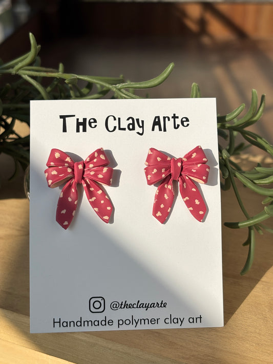 Sprinkle bow studs
